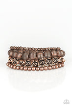 Load image into Gallery viewer, oak-sisters-jewelry-rose-garden-gala-copper-bracelet-paparazzi-accessories-by-lisa