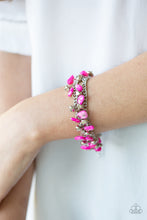 Load image into Gallery viewer, Paparazzi 🔆 Plentiful Pebbles - Pink Bracelet