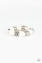 Load image into Gallery viewer, oak-sisters-jewelry-stone-age-stunner-white-bracelet-paparazzi-accessories-by-lisa