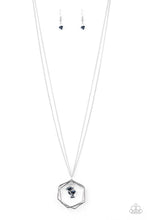 Load image into Gallery viewer, oak-sisters-jewelry-chicly-geocentric-blue-necklace-paparazzi-accessories-by-lisa