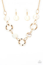Load image into Gallery viewer, oak-sisters-jewelry-bermuda-bliss-gold-necklace-paparazzi-accessories-by-lisa