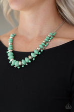 Load image into Gallery viewer, Paparazzi 🔆 BRAGs To Riches - Green Necklace