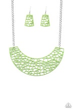 Load image into Gallery viewer, oak-sisters-jewelry-powerful-prowl-green-necklace-paparazzi-accessories-by-lisa