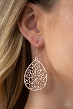 Load image into Gallery viewer, Paparazzi π Im Doing VINE - Rose Gold Earrings