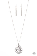 Load image into Gallery viewer, oak-sisters-jewelry-bough-down-silver-necklace-paparazzi-accessories-by-lisa