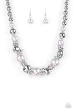 Load image into Gallery viewer, oak-sisters-jewelry-hollywood-haute-spot-silver-necklace-paparazzi-accessories-by-lisa