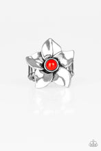 Load image into Gallery viewer, oak-sisters-jewelry-ask-for-flowers-red-paparazzi-accessories-by-lisa
