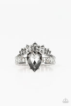 Load image into Gallery viewer, oak-sisters-jewelry-if-the-crown-fits-silver-8610-paparazzi-accessories-by-lisa