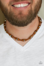 Load image into Gallery viewer, Paparazzi 🔆 WOOD You Believe It? - Brown Mens Necklace