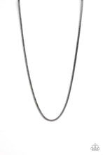 Load image into Gallery viewer, oak-sisters-jewelry-killer-crossover-black-mens necklace-paparazzi-accessories-by-lisa