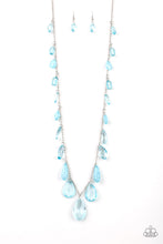 Load image into Gallery viewer, oak-sisters-jewelry-glow-and-steady-wins-the-race-blue-necklace-paparazzi-accessories-by-lisa