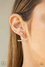 Load image into Gallery viewer, Paparazzi 🔆 Glowing Glimmer - Gold Post Earrings