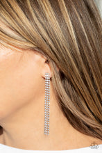 Load image into Gallery viewer, Paparazzi 🔆 Stellar Starlight - White Post Earrings