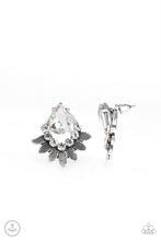 Load image into Gallery viewer, oak-sisters-jewelry-crystal-canopy-white-post earrings-paparazzi-accessories-by-lisa