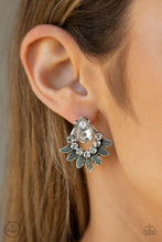 Load image into Gallery viewer, Paparazzi 🔆 Crystal Canopy - White Post Earrings