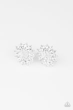Load image into Gallery viewer, oak-sisters-jewelry-brighten-the-moment-white-post earrings-paparazzi-accessories-by-lisa