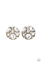 Load image into Gallery viewer, oak-sisters-jewelry-diamond-daze-brass-post earrings-paparazzi-accessories-by-lisa