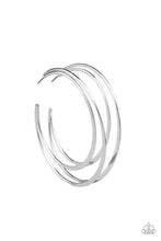 Load image into Gallery viewer, oak-sisters-jewelry-last-hoop-rah-silver-paparazzi-accessories-by-lisa