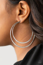 Load image into Gallery viewer, Paparazzi 🔆 Last HOOP-rah - Silver Earrings