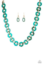 Load image into Gallery viewer, oak-sisters-jewelry-fashionista-fever-blue-necklace-paparazzi-accessories-by-lisa