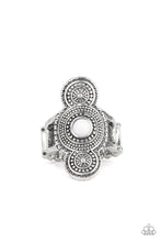 Load image into Gallery viewer, oak-sisters-jewelry-desert-mandalas-white-ring-paparazzi-accessories-by-lisa