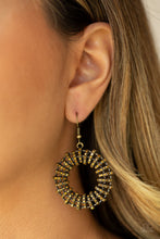 Load image into Gallery viewer, Paparazzi π Girl Of Your GLEAMS - Brass Earrings
