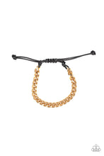 Load image into Gallery viewer, oak-sisters-jewelry-rulebreaker-gold-mens bracelet-paparazzi-accessories-by-lisa