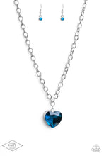 Load image into Gallery viewer, oak-sisters-jewelry-flirtatiously-flashy-blue-necklace-paparazzi-accessories-by-lisa