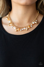 Load image into Gallery viewer, Paparazzi ๐ Downstage Dazzle - Gold Necklace