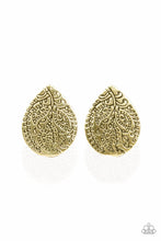 Load image into Gallery viewer, oak-sisters-jewelry-seasonal-bliss-brass-post earrings-paparazzi-accessories-by-lisa