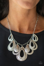 Load image into Gallery viewer, Paparazzi 🔆 Teardrop Tempest - Silver Necklace