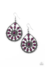 Load image into Gallery viewer, oak-sisters-jewelry-free-to-roam-purple-earrings-paparazzi-accessories-by-lisa