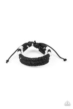 Load image into Gallery viewer, oak-sisters-jewelry-rural-rogue-black-bracelet-paparazzi-accessories-by-lisa