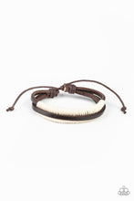 Load image into Gallery viewer, oak-sisters-jewelry-rugged-roper-brown-bracelet-paparazzi-accessories-by-lisa