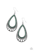 Load image into Gallery viewer, oak-sisters-jewelry-royal-finesse-green-earrings-paparazzi-accessories-by-lisa