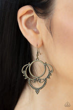 Load image into Gallery viewer, Paparazzi 🔆 Metallic Macrame - Brass Earrings