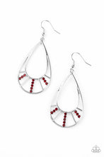 Load image into Gallery viewer, oak-sisters-jewelry-line-crossing-sparkle-red-paparazzi-accessories-by-lisa