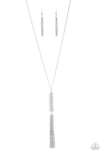 Load image into Gallery viewer, oak-sisters-jewelry-towering-twinkle-white-necklace-paparazzi-accessories-by-lisa
