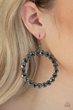 Load image into Gallery viewer, Paparazzi π Welcome to the GLAM-boree - Black Earrings