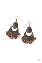 Load image into Gallery viewer, oak-sisters-jewelry-western-trails-copper-earrings-paparazzi-accessories-by-lisa