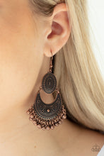 Load image into Gallery viewer, Paparazzi π Western Trails - Copper Earrings