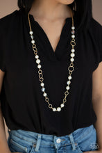Load image into Gallery viewer, Paparazzi 🔆 Prized Pearls - Gold Necklace