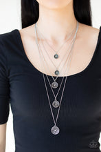 Load image into Gallery viewer, Paparazzi 🔆 Medallion Marvel - Silver Necklace