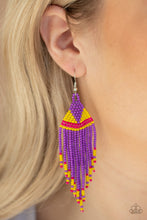 Load image into Gallery viewer, Paparazzi 🔆 BEADazzle Me - Purple Earrings