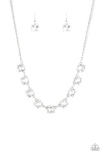Load image into Gallery viewer, oak-sisters-jewelry-iridescent-icing-white-necklace-paparazzi-accessories-by-lisa