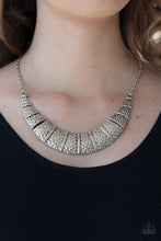 Load image into Gallery viewer, Paparazzi ๐ Metallic Mechanics - Silver Necklace