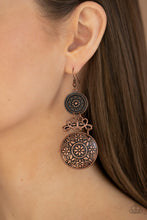 Load image into Gallery viewer, Paparazzi π Garden Adventure - Copper Earrings
