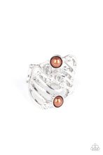 Load image into Gallery viewer, oak-sisters-jewelry-dancing-diamonds-brown-ring-paparazzi-accessories-by-lisa