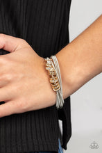 Load image into Gallery viewer, Paparazzi 🔆 Magnetically Metro - Gold Bracelet