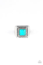 Load image into Gallery viewer, oak-sisters-jewelry-the-wrangler-blue-ring-paparazzi-accessories-by-lisa